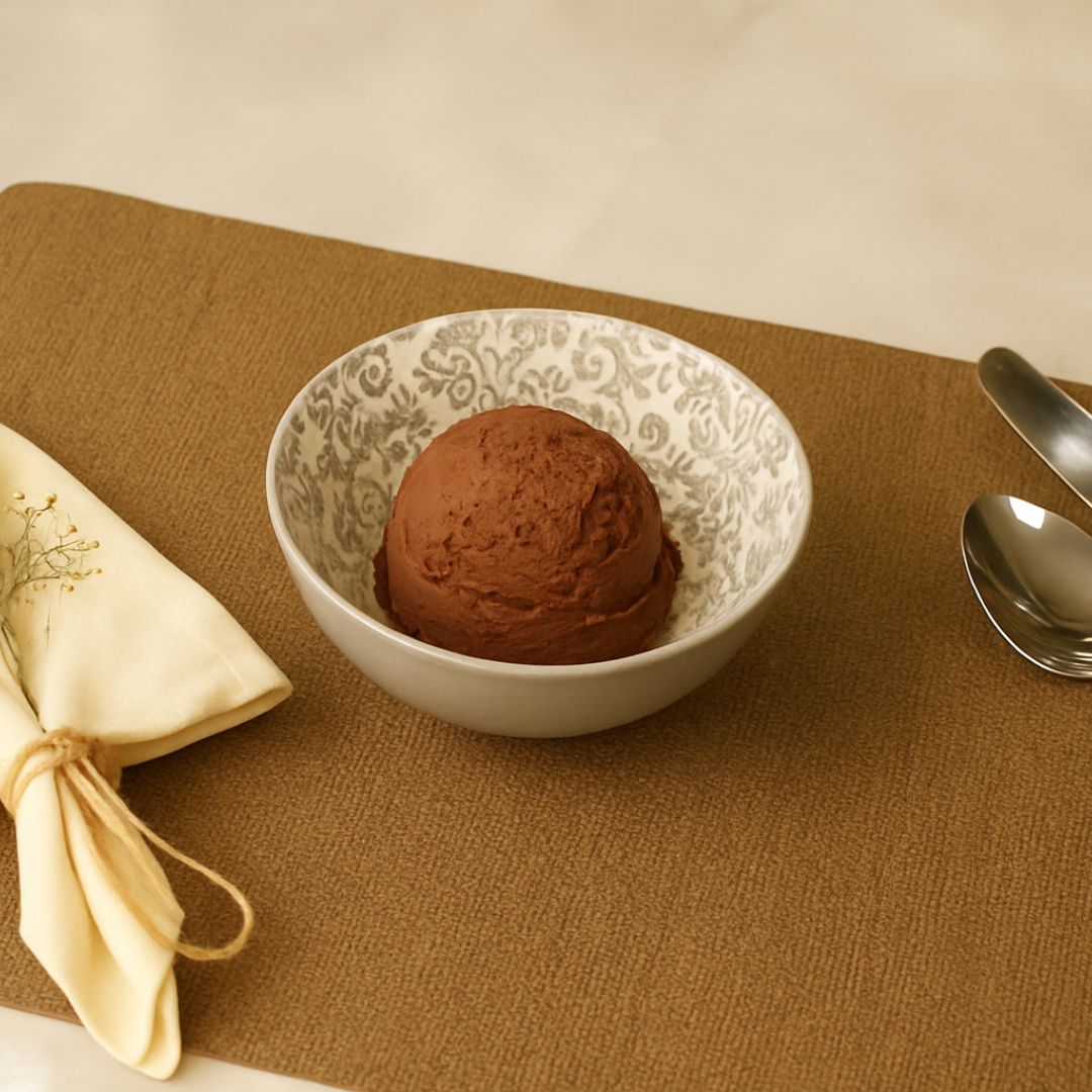 Patterned Grey Ceramic Bowl