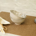 Patterned Grey Ceramic Bowl