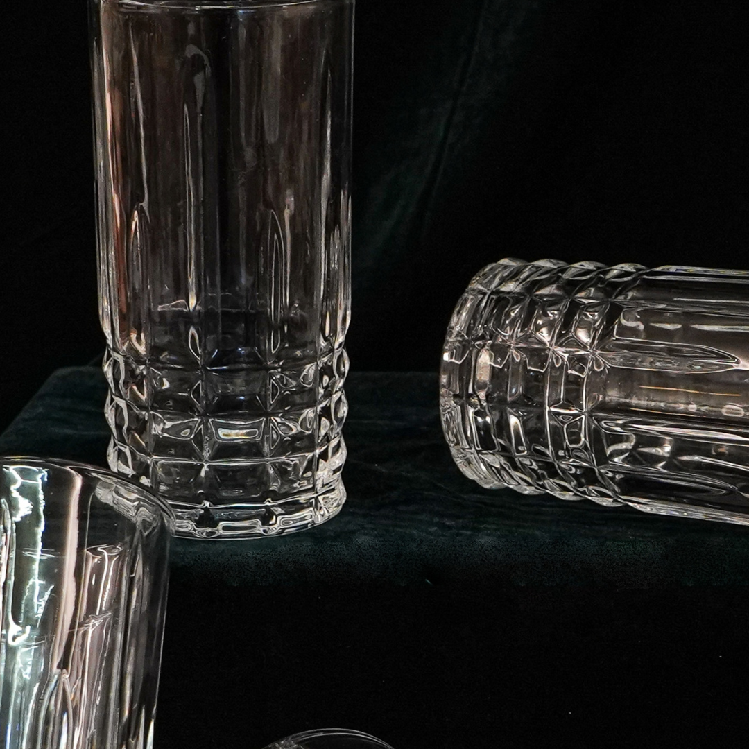 Contemporary Crystal Highball Set of 6