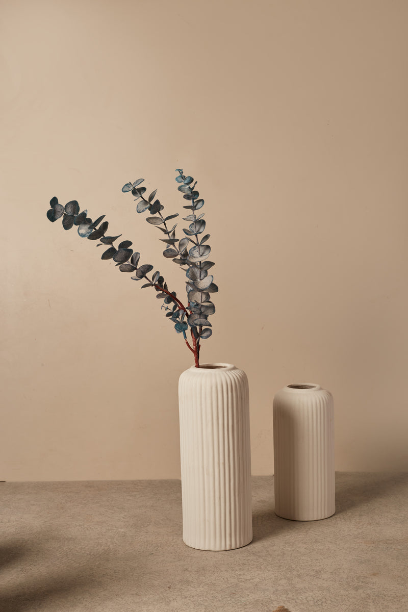 Ceramic Vase White, Small