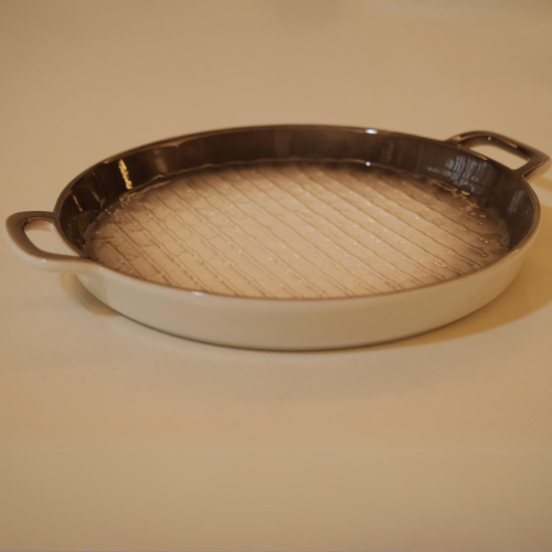 Serveware Oven Platter With Handles, Brown