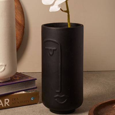 Ceramic Vase in Black