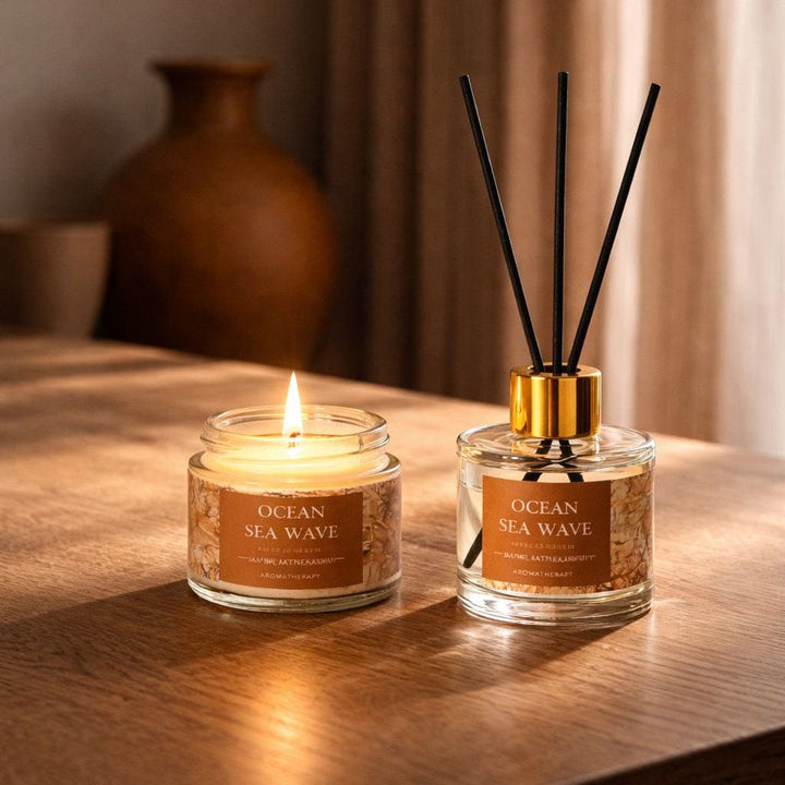 Luxury Aromatherapy Diffuser Candle Set