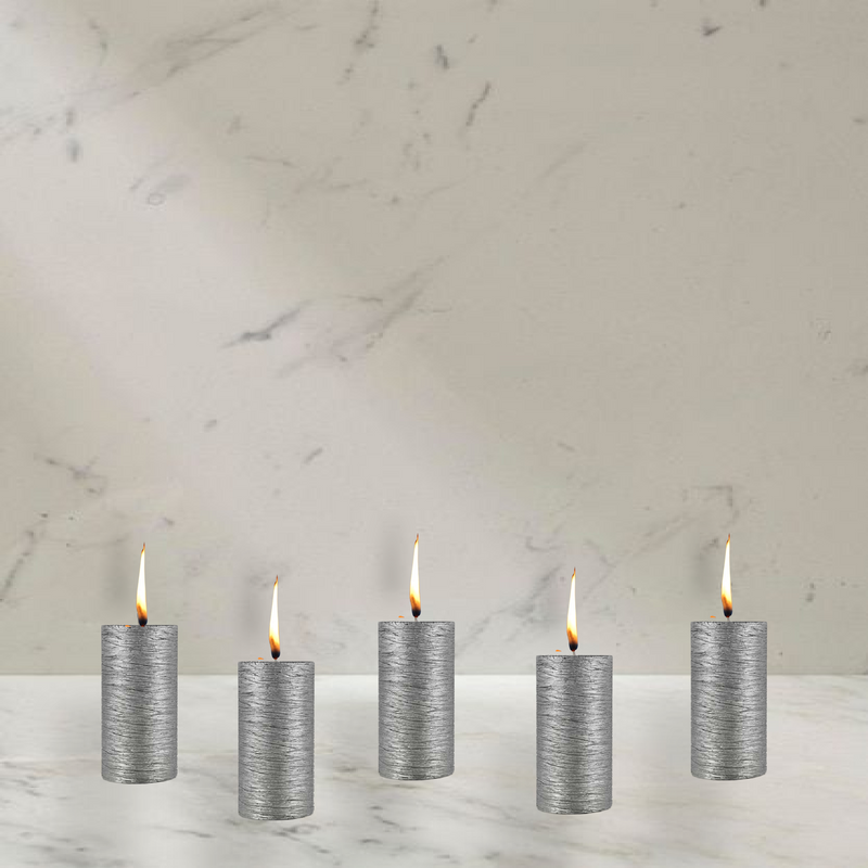 Tappa Candle In Silver