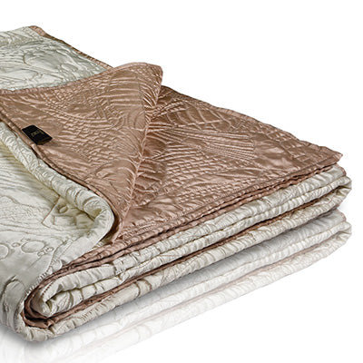 Meadow Faux Silk Reversible Bedspread