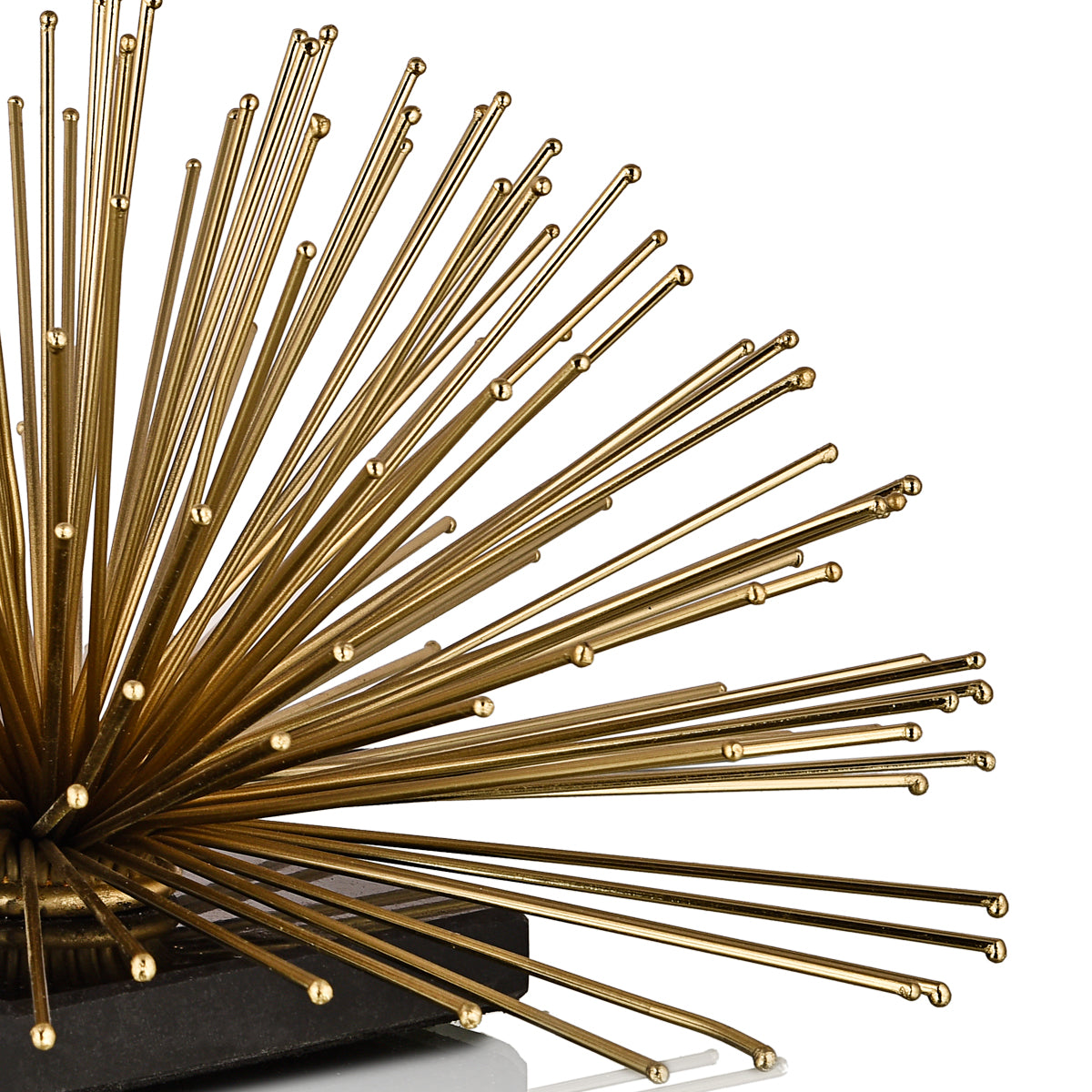 Star Burst Gold/Black Figurine Decor, Medium