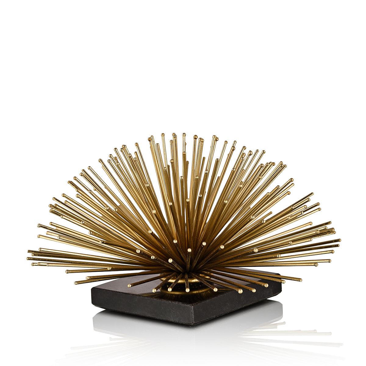 Star Burst Gold/Black Figurine Decor, Medium