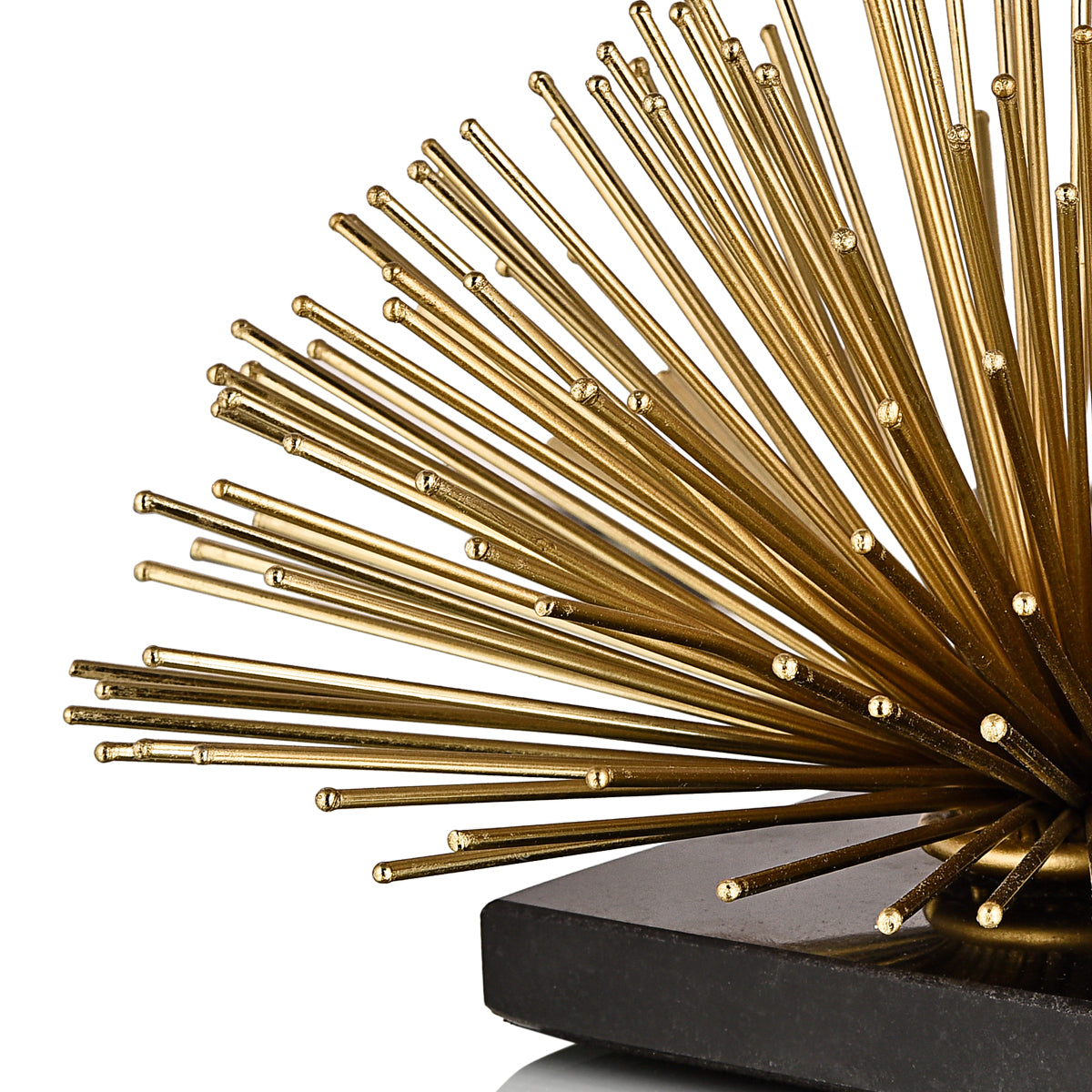 Star Burst Gold/Black Figurine Decor, Medium