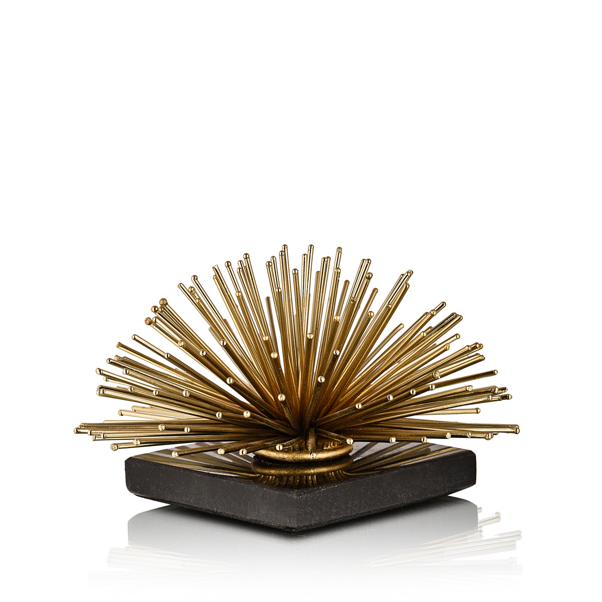 Star Burst Gold/Black Figurine Decor, Small