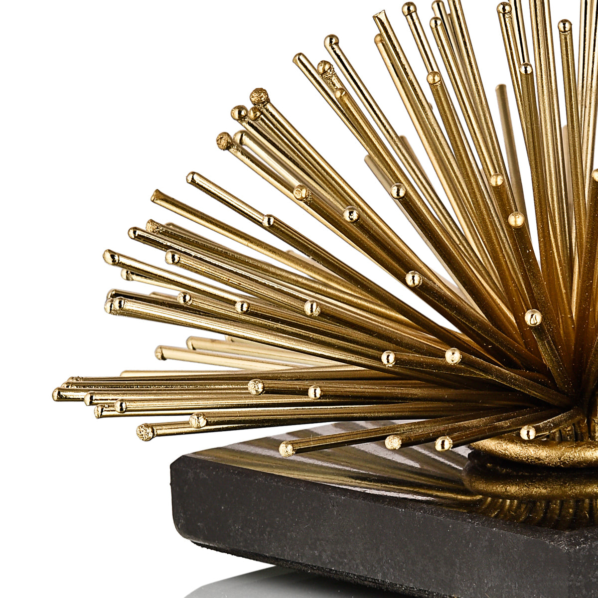 Star Burst Gold/Black Figurine Decor, Small