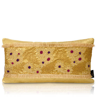 Gold Velvet Cushion Cover 12 x 22 inch