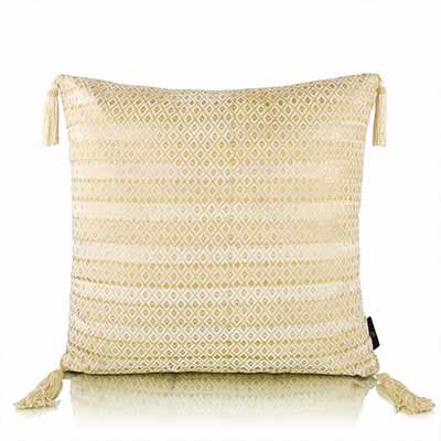 Imprinted Stripes Cushion Cover, 20 x 20 inch