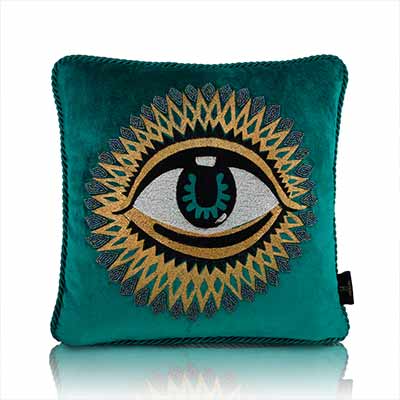 Eye Cushion Cover, Turq
