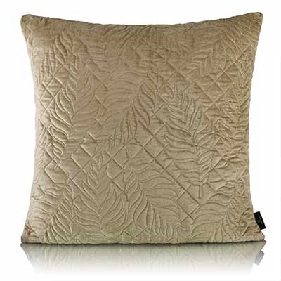 Leaf Lattice Velvet Euro Cushion Cover 26x26 inch